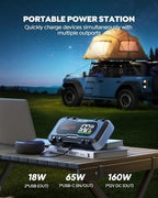 TREKURE 8-in-1 Car Battery Jump Starter 8000A Peak 65W Fast Charging Portable Car Battery Jumper Starter Portable (All