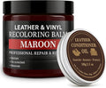 Leather Color Restorer, Leather Recoloring Balm, Scratch Remover, Leather Dye, Leather Paint with Leather Conditioner, Leathe