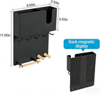 Magnetic Key Holder & Umbrella Holder for Wall, Multi-Functional Entryway Shelf for Tissues. Sturdy Hooks for Keys, Bags. Spa