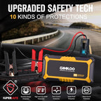 GOOLOO New GP2000 Jump Starter 2000A Car Starter Battery Pack (Up to 8.0L Gas, 6.0L Diesel Engine),12V Car Battery Charger