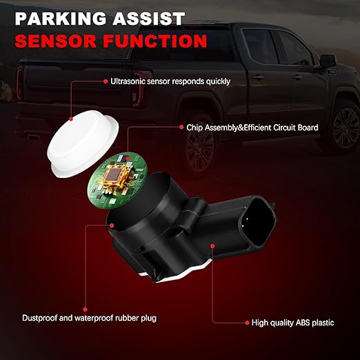 Parking Assist Sensor Compatible with Chevy Silverado Tahoe Suburban Camaro,GMC Yukon Sierra,Cadillac Escalade CTS CT6,Buick 