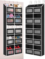 Over the Door Organizer Hanging- 10 Compartments, 80 lbs Load Behind Door Stuffed Animal Storage, Extra Large Toys Storage Or