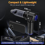 Car Vacuum Portable Cordless High Power Small Handheld Vacuum Cleaner 4-in-1 Compressed Air Duster & Air Blower & Pump Hand H