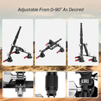 EMART Car Mount with Triple Suction Cup, Camera Mount Kit with Telescopic Extension Pole/Action Camera Adapter Compatible with Gopro/Instal 360/DJI OSMO/AKASO