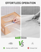 Syntus 11" x 100' and 8" x 100' Vacuum Sealer Bags for Food with Cutter, Vacuum Sealer Bags Roll Keeper BPA-free Heavy-duty C