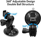 Car Suction Cup Holder for Body Camera Modal V6/F1, Dash Cam Holder for Cars 360° Adjustable, Adhere Tightly to the Windshield (V6/F1)