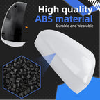 Passenger Side Mirror Cover Replacement for Ford Fusion 2013 2014 2015 2016 2017 2018 2019 2020 2021 2022 - Right Side Mirror Covers, Rear View Mirrors Cap Accessories Without Lamp, White