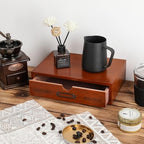 Wooden Storage Box Apothecary Drawers Vintage Wooden Drawers Wood Desktop Organizer Countertop Storage Box Library Card Catal