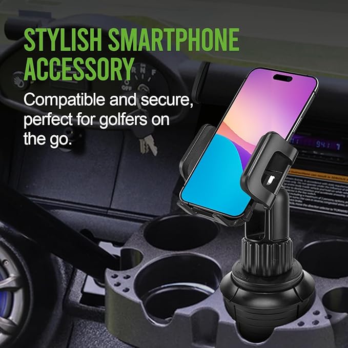 Cellet Car Cup Holder Phone Mount, Phone Holder Mount Cradle Universal Adjustable Compatible for Apple iPhone, Samsung Galaxy, Moto, Google Pixel Smartphones