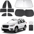 TINGLU Window Shades for Subaru Ascent Touring 2019-2026 Accessories Car Side Full Windows Rear Triangular Windshield Sun Shade Sun UV Rays & Privacy Protection for Camping,Napping,and Relaxing 8PCS