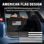 Turcee Car Trunk Organizer,Large Capacity Car Storage Organizer with US Flag Design,Hanging Foldable Car Organizers and Storag
