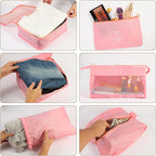 7PCS Packing Cubes for Suitcases, Travel Luggage Organizer Bags, Suitcase Organizer Bags Set for Carry on Luggage Travel Esse