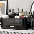 Makeup Organizer for Vanity, Large Desk Organizer with Stackable Drawer for Cosmetics, Skincare, Lipsticks, Palette, Nail Car