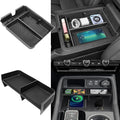 2PCS Center Console Organizer Compatible with 2023 2024 2025 2026 Honda Pilot/ 2026 Honda Passport Armrest Tray Insert Divider Slot Box Secondary ABS Plastic Material Interior Accessories