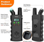 2 in Digital Tyre Pressure Gauge TPMS Relearn Tool with 4 Setting Ranges Auto Off Feature Ideal Replacement for Suitable for Cars Motorcycles Tire Pressure Sensor Activation Tool