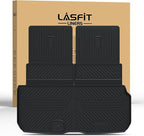LASFIT Cargo Mat & Backrest Mat (3 Pieces) for Mercedes Benz GLS 450/580 /63 AMG 2026 2025 2024 2023 2022 2021 2020, All Weather TPE Cargo Liner Custom Fit GLS 2020-2026 Trunk Mat with Seatback