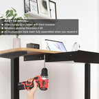 Large Under Desk Mounted Sliding Drawer with 2 Cable Hole and 60 Degree Tilt Panel to Pull Out, 22.4'' Long & 9.2'' deep Larg