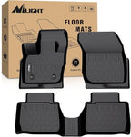 Nilight TPE Floor Mats for Ford Fusion Lincoln MKZ 2017 2018 2019 2020,All Weather Custom Fit Heavy Duty Floor Liners