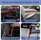 Car Seat Gap Filler Organizer,2 Pack Gap Filler for Car,Seat Gap Storage Box with Cup Holder Expander,Car Organizer Front Seat for Holding Phone, Glasses, Keys, Cards(Black)