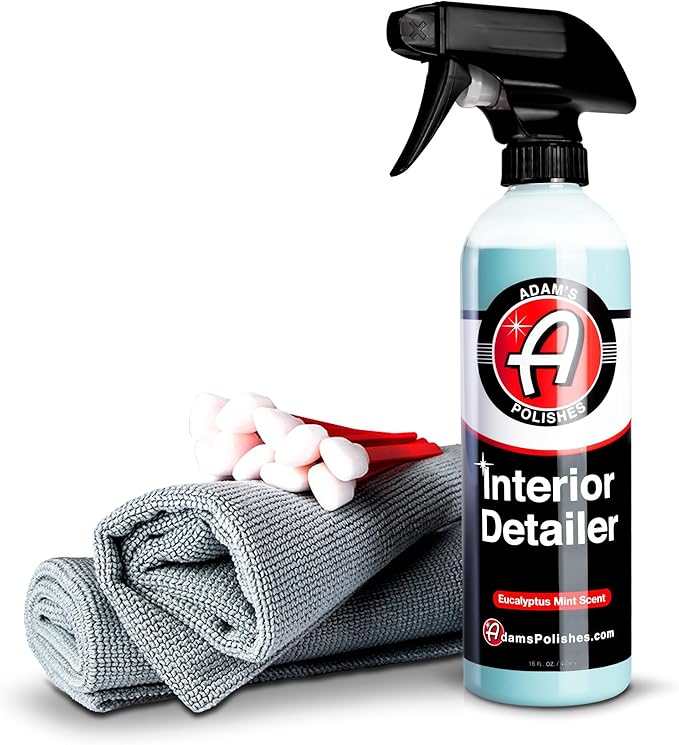 Adam's Polishes Interior Detailer 16 fl. oz (Combo) - Total Car Interior Cleaner, Protectant & Dressing | All Purpose Cleaner