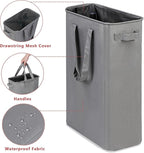 efluky Slim Laundry Basket, Narrow Laundry Hamper with Handles, Collapsible Dirty Clothes Hamper, Tall Laundry Bin for Laundr
