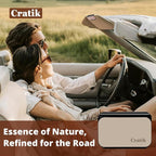 Car Air Freshener - Stone Air Freshener - Car Odor Eliminator for Visor Clip- Natural Scent Starter Kit, Vehicle Scent Diffus
