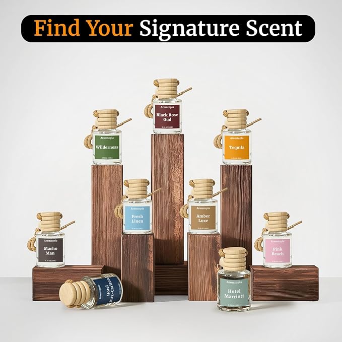 Car Air Fresheners, Hanging Car Essential Oil Diffuser-Sweet YARA, Aromtopia Long-Lasting Odor Eliminator Automotive Air Frag