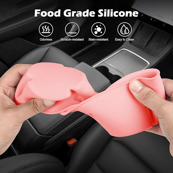 frani Center Console Cup Holder Designed for Tesla Model 3 2021-2023 Model Y 2021-2025,Tesla Interior Center Console Accessor