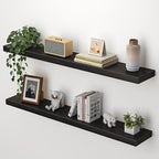 Heimlove Floating Shelves for Wall 40 Inch,Mounted Storage & Display Hanging Shelf with Invisible Brackets,for Bedroom,Living