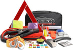 Car Roadside Emergency Kit,Auto Vehicle Truck Safety Emergency Road Side Assistance Kits with Jumper Cables,Safety Hammer,Ref