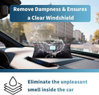 Kwak's Car Dehumidifier Bags Reusable,Portable Silica Gel Desiccant Packs for Car Interior Dashboard Windshield Condensation