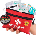 Protect Life First Aid Kit, Travel First Aid Kit for Car, 100 Piece Compact Emergency Preparedness Starter Kit for Home, Offi