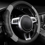 NBTEPEM Customized Auto Car Steering Wheel Cover for Honda Accord, Civic, CR-V, HR-V, Pilot, Microfiber Leather Sport Steerin