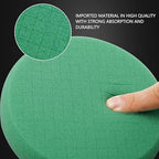 Green T120 Heavy-Cut Polishing Foam Pad, SPTA 1Pc 3.5 Inch Face for 3 Inch 80mm Backing Plate Compound Buffing Sponge Pads for Car Buffer Polisher Compounding, Polishing and Waxing -FPTSS3G