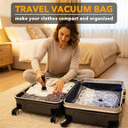 SpaceAid Travel Vacuum Bags for Luggage with Electric Pump, 21 Pack Vacuum Seal Bags for Clothing Travel, Space Saver Compres