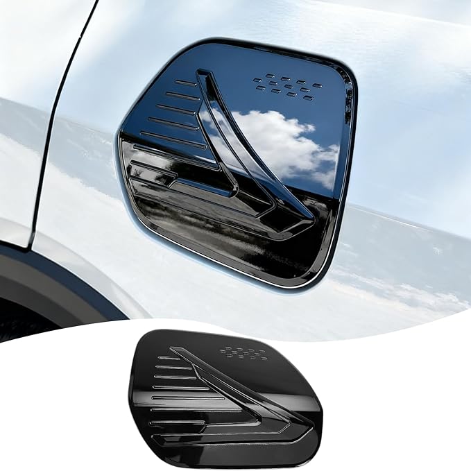 Fuel Tank Cap Cover, for KIA K4 2024 2025 2026, Car Fuel Tank Cap Decoration Accessories - Bright Black
