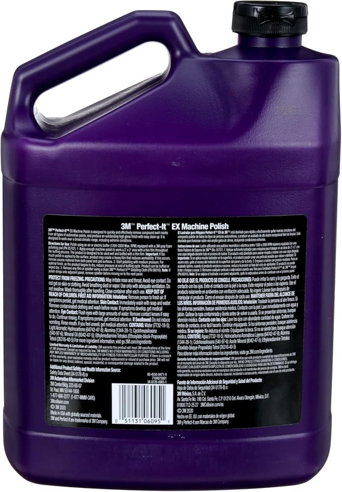 3M Perfect-It EX Machine Polish, 06095, High Performing, 1 gal (8.6 lb)