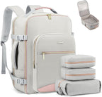 LOVEVOOK Travel Backpack for Women & Men 50L,Airline Approved Carry On Backpack Travel Essentials,TSA Carry on Luggage,Waterp