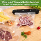 Moretoes 200pcs Vacuum Sealer Bags, Food Saver Bags Gallon 11" x 16" BPA Free, Pre-cut Commercial Grade Vac Bags for Food Sto