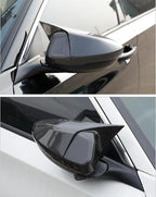 YINGTUU for Honda Accord 10th Gen 2018 2019 2020 2021 2022 2023 2024 2025 Car Ox Horn Side Rearview Mirror Cover Wing Mirror Protect Stickers Exterior Accessories Decals Carbon Fiber Pattern