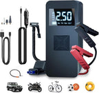 Jump Starter with Air Compressor,14.8V 8000A Peak Portable Car Battery Jump Starter Jump Box,150PSI Car Air Pump Tire