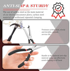 Electrical Disconnect Pliers for Cars with Terminal Removal Tool Kit,Sturdy Electrical Connector Pliers with Double Head/60° 
