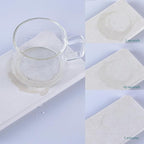 NiuYichee 2 Pcs Water Absorbing Stone Trays, Kitchen/Bathroom Sink Soap Dish, Diatomite Tray Used for Hand Soap & Cosmetic Bo