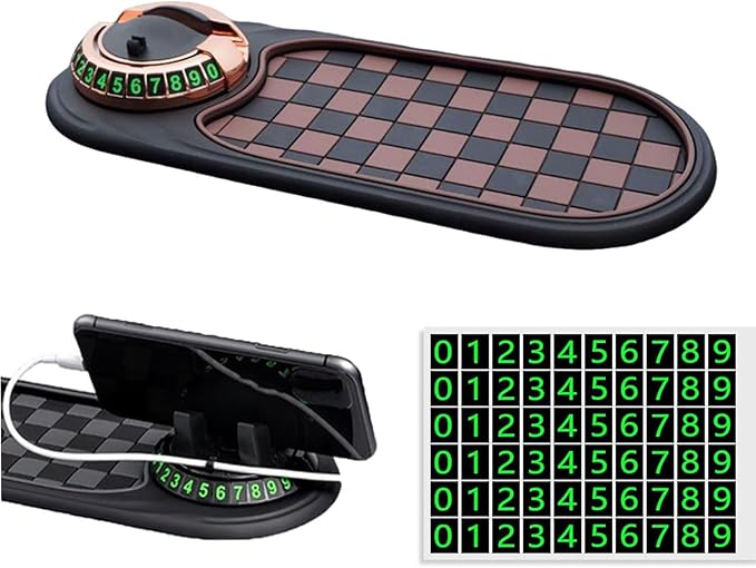 Anti-Slip Mat Solves Every Driver's Biggest Frustration, Auto Dashboard Organizer Pad, Universal Anti-Slip Car Dashboard Mat 