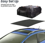 Zento Deals Car Roof Mat for Cargo Bag Mesh Rubber Mat for Car Roof Carrier Bag, Anti-Slip, Extra-Cushioning, Car Roof Padding, and Home Rubber Mat,Grip, Universal Usage,Car Roof Racks (2)