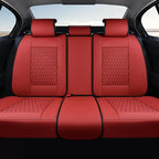 Coverado Rear Seat Covers, Leather Seat Cover for Car, Universal Waterproof Automotive Seat Cushion Protector for Most Cars T