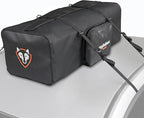Rightline Gear Car Top Waterproof Duffle Bag For Travel, Attaches With or Without Roof Rack, 120 Liters, Black