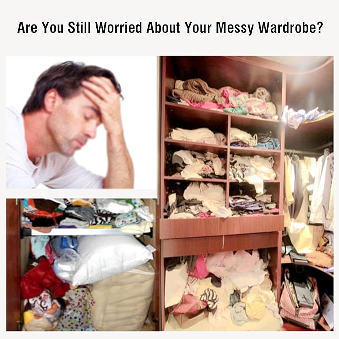 Clothes Hanging Rod Clothing Store/Hotel Wardrobe Clothes Rod,Pull Out Clothes Rail,Extendable Clothes Rail,Used for Wardrobe