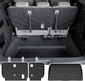 Cargo Lower Mat Backrest Mats for 2018-2026 Honda Odyssey, All Weather TPE Trunk Cargo Liner Mat Accessories(Backrest Mat for 3rd-Row & Lower Mat for Well Area)