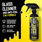 Boat Juice 2in1 Glass Cleaner & Anti-Fog Spray | Streak-Free for Boat Windshields, Car & RV Windows, Navigation Screens | No 